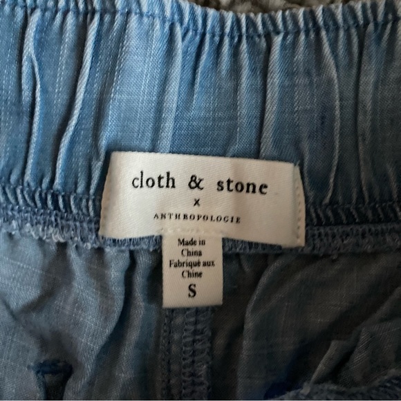 Anthropologie Cloth & Stone Rare Blue Tie-Dye Joggers Size S - Picture 6 of 7